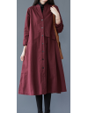 Ilgas moteriškas paltas